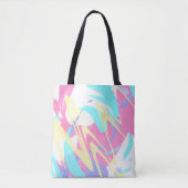 Abstracte illustratie Verf. plaat Tote Bag (Voorkant)