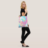 Abstracte illustratie Verf. plaat Tote Bag (Op model)