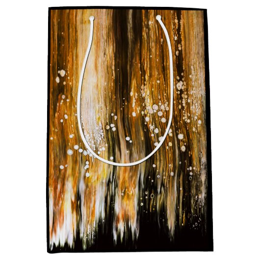 Abstracte illustratie verfkleuren wissen medium cadeauzakje (Voorkant)