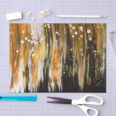 Abstracte illustratie verfkleuren wissen tissuepapier (Craft)