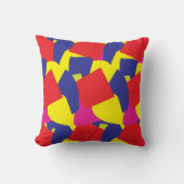 Abstracte illustratie voor kleurrijke penseel kussen (Voorkant)