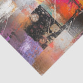 Abstracte illustratierasters en structuurpatronen  tissuepapier (Detail)