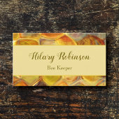 Abstracte imker van Honeycomb Visitekaartje