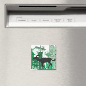 Abstracte Impala Magnet (Insitu (Vaatwasser))