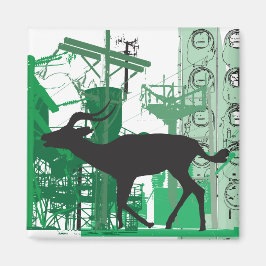 Abstracte Impala Magnet