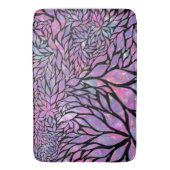 Abstracte impressionistische bladeren badmat (Voorkant Verticaal)