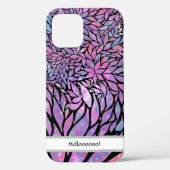 Abstracte impressionistische bladeren Case-Mate iPhone case (Achterkant)