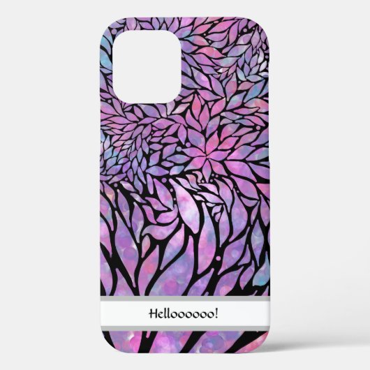 Abstracte impressionistische bladeren Case-Mate iPhone case (Achterkant)