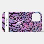 Abstracte impressionistische bladeren Case-Mate iPhone case (Achterkant (horizontaal))