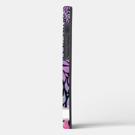 Abstracte impressionistische bladeren Case-Mate iPhone case (Achterkant / Links)