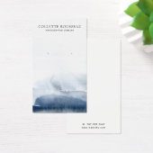 Abstracte Indigo Waterverf Wash Visitekaartje (Bureau)