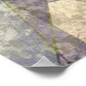 Abstracte industriële  telefoonaansluiting Afdrukk Poster (Hoek)