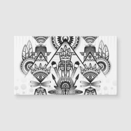 Abstracte inheemse Indische stam