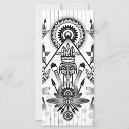 Abstracte inheemse Indische stam