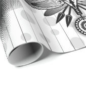 Abstracte inheemse Indische stam Cadeaupapier (Rol Hoek)