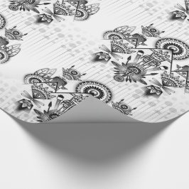 Abstracte inheemse Indische stam Cadeaupapier