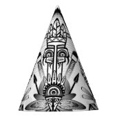 Abstracte inheemse Indische stam Feesthoedjes (Voorkant)