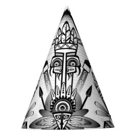 Abstracte inheemse Indische stam Feesthoedjes