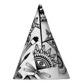 Abstracte inheemse Indische stam Feesthoedjes (Rechts)