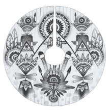 Abstracte inheemse Indische stam