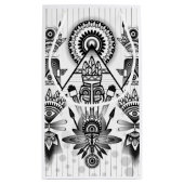 Abstracte inheemse Indische stam Klein Cadeauzakje (Achterkant)