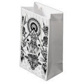 Abstracte inheemse Indische stam Klein Cadeauzakje (Achterkant Gekanteld)