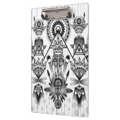 Abstracte inheemse Indische stam Klembord (Links)