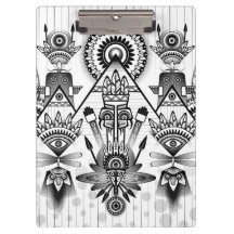 Abstracte inheemse Indische stam