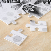 Abstracte inheemse Indische stam Legpuzzel (Zijkant)