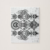Abstracte inheemse Indische stam Legpuzzel (Verticaal)