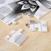 Abstracte inheemse Indische stam Legpuzzel (Zijkant)