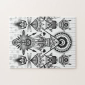 Abstracte inheemse Indische stam Legpuzzel (Horizontaal)