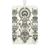 Abstracte inheemse Indische stam Luchtverfrisser (Achterkant)