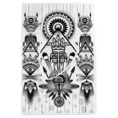 Abstracte inheemse Indische stam Medium Cadeauzakje (Voorkant)