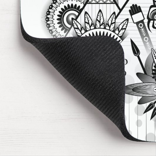 Abstracte inheemse Indische stam Muismat (Hoek)