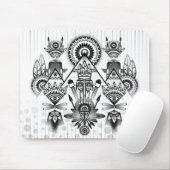 Abstracte inheemse Indische stam Muismat (Met muis)