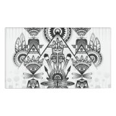 Abstracte inheemse Indische stam Naambadge (Voorkant)