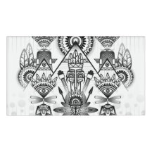 Abstracte inheemse Indische stam