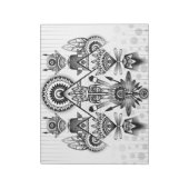 Abstracte inheemse Indische stam Notitieblok (Linkerzijde)