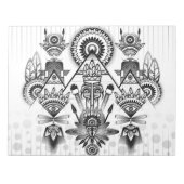 Abstracte inheemse Indische stam Notitieblok (Voorkant)