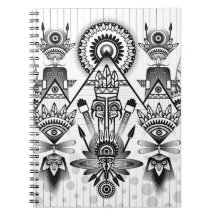 Abstracte inheemse Indische stam