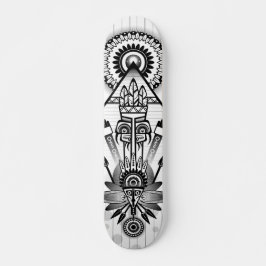 Abstracte inheemse Indische stam Persoonlijk Skateboard