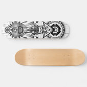 Abstracte inheemse Indische stam Persoonlijk Skateboard (Horizontaal)
