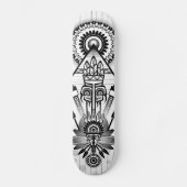 Abstracte inheemse Indische stam Persoonlijk Skateboard (Voorkant)