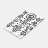 Abstracte inheemse Indische stam Post-it® Notes (Schuin)