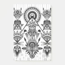 Abstracte inheemse Indische stam