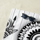 Abstracte inheemse Indische stam Strandlaken (In situ)