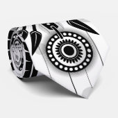 Abstracte inheemse Indische stam Stropdas (Opgerold)