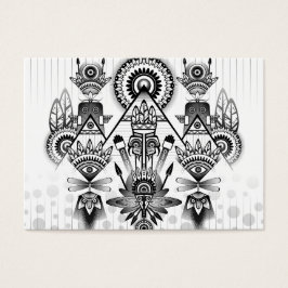 Abstracte inheemse Indische stam Visitekaartje