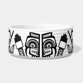 Abstracte inheemse Indische stam Voerbakje